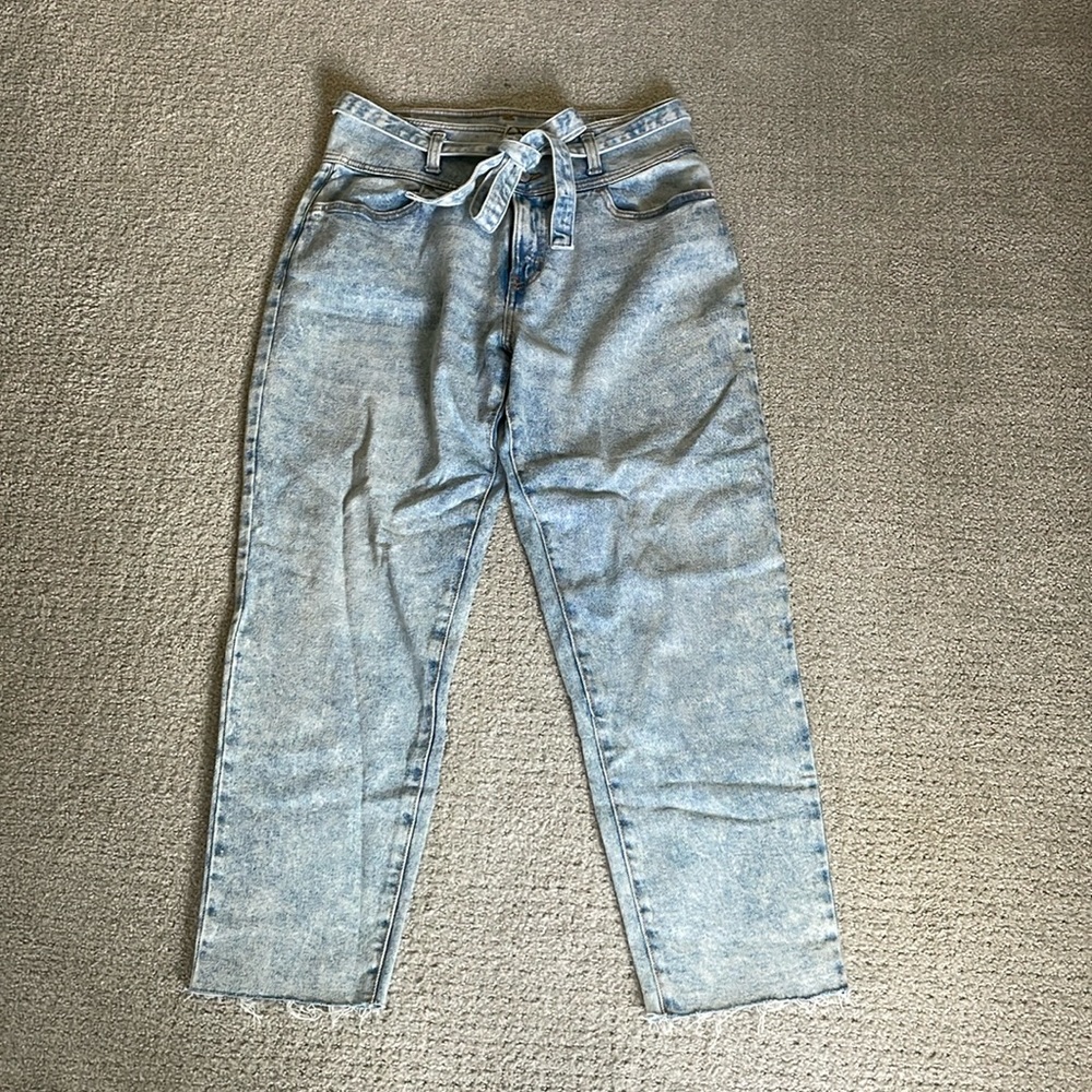 So Established Acid Wash Mom Jeans